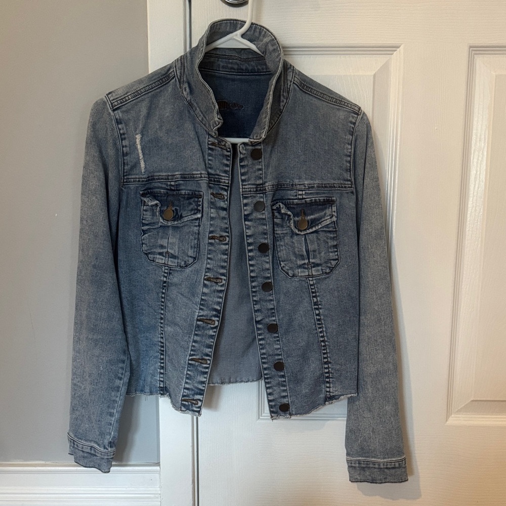 Kut from the Kloth Faded Blue Jean Jacket